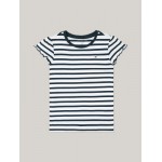 Kids Stripe Ruffle-Sleeve T-Shirt