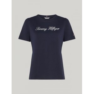 Embroidered Script Logo T-Shirt
