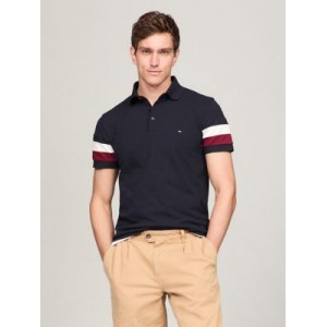 Slim Fit Flag Tipped Polo