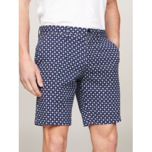 Straight Fit Printed 9 Twill Short