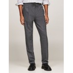 Relaxed Tapered Fit Check Travel Pant
