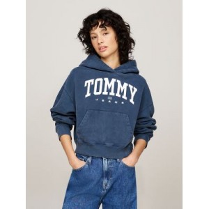 Tommy Varsity Logo Pullover Hoodie