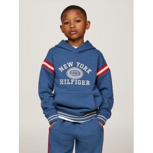 Kids Embroidered Monotype Logo Hoodie