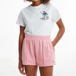 Tommy Jeans Womens Tjw Tommy Essential Shorts - Fresh Pink