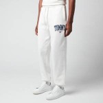 Tommy Jeans Mens Collegiate Relaxed Fit Sweatpants - Ivory Silk