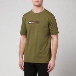 Tommy Hilfiger Mens Chest Logo T-Shirt - Putting Green