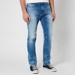Tommy Jeans Mens Scanton Slim Jeans - Wilson Light Blue Stretch