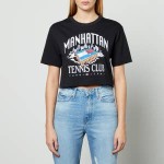 Tommy Jeans Cotton-Jersey Cropped T-Shirt