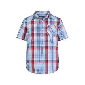 Boys 4-7 Short Sleeve Frame Plaid Shirt