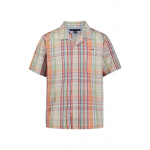 Boys 4-7 Short Sleeve Yarn Dyed Camp Shirt