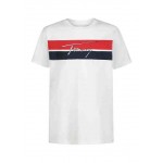 Boys 4-7 Stripe Logo Script Graphic T-Shirt