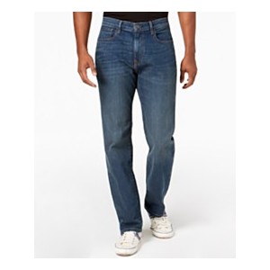 Tommy Hilfiger Mens Relaxed-Fit Stretch Jeans