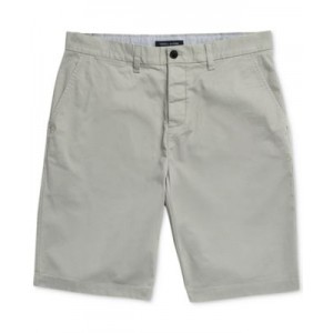 Mens 10 Classic-Fit Stretch Chino Shorts with Magnetic Zipper