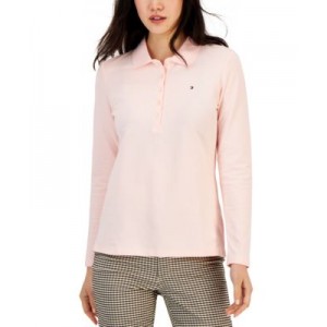 Womens Logo Long-Sleeve Polo Shirt