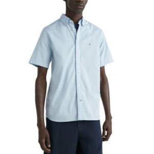 Mens Flex Poplin Regular-Fit Short-Sleeve Shirt