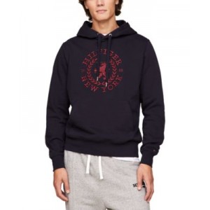 Mens Regular-Fit Heritage Logo Embroidered French Terry Hoodie