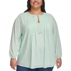 Plus Size Pintucked Top