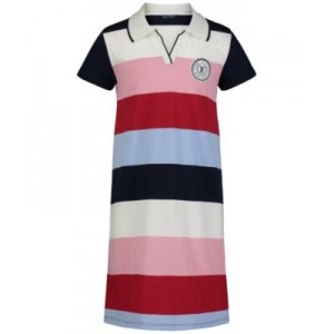 Toddler Girls Striped Rugby Dress