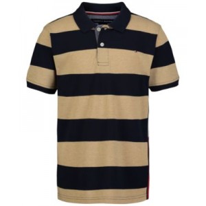 Big Boys Colorblocked Stripe Polo Shirt