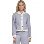 Womens Tommy Hilfiger Button Front Jacket