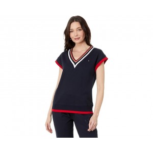 Womens Tommy Hilfiger French Terry Pullover Vest