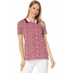 Womens Tommy Hilfiger Short Sleeve Ditsy Polo