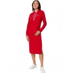 Womens Tommy Hilfiger Embellished Sweatshirt Midi Dress