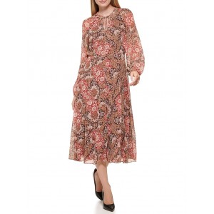Womens Tommy Hilfiger Tapestry Paisley Dress