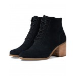 Evelyn Lace-Up Black Suede
