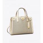 SMALL ROBINSON PERFORATED SATCHEL