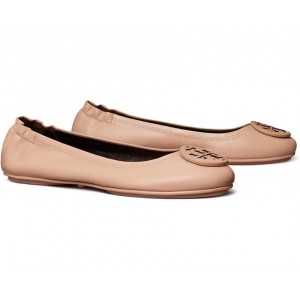 Tory Burch Minnie Travel Ballet With Leather Logo