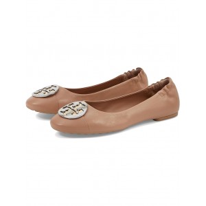 Womens Tory Burch Claire Cap-Toe Ballet C-Wdith