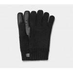 Knit Glove With Palm Patch