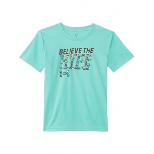 Hype Short Sleeve Shirt (Little Kid/Big Kid) Radial Turquoise