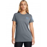 New Freedom Banner T-Shirt Gravel/Carolina Blue