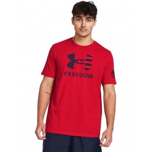 Freedom Logo T-Shirt Red/Midnight Navy