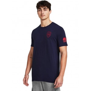 Freedom Graphic T-Shirt Midnight Navy/Red