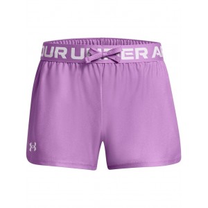 Play Up Solid Shorts (Big Kids) Provence Purple/Purple Ace