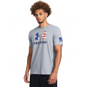 Freedom Logo T-Shirt Steel Medium Heather/Royal