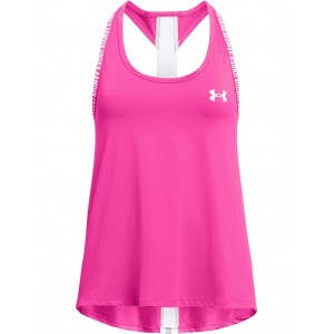 Knockout Tank (Big Kids) Rebel Pink/White