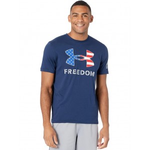 New Freedom Logo T-Shirt Academy/Red/Steel