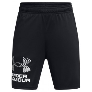 Plus Size Tech Logo Shorts (Big Kids) Black/Mod Gray