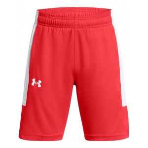 Baseline Basketball Shorts (Big Kids) Red/White