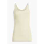 Ribbed Pima cotton and modal-blend jersey tank