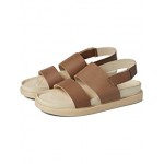Erin Leather Double Band Strap Sandal Truffle