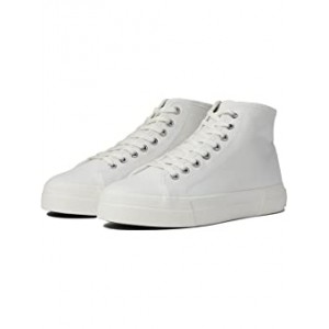Teddie Textile High-Top Sneaker White