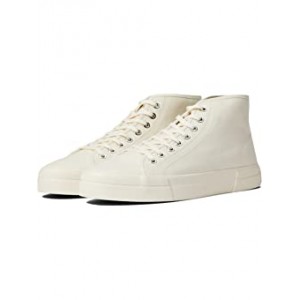 Teddie Canvas High Top Sneakers Cream White
