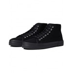 Teddie Canvas High Top Sneakers Black/Black