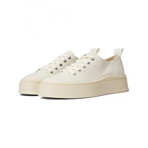 Stacy Textile Low-Top Sneaker Cream White