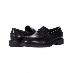 Alex Leather Penny Loafer Black Leather